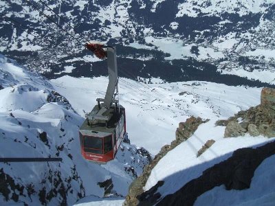Bergstation mit PB Rothorn, macht nett Höhenmeter, 900hm und nur eine Stütze, nix für Leute mit Agoraphophie