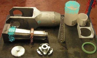 Bauteile für Seilkopfbefestigung