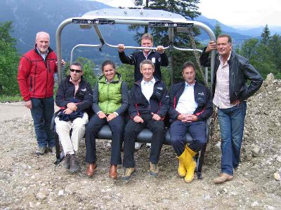 Und nun wird probegesessen...