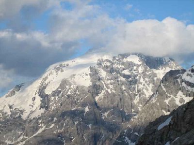 Ortler mit Wölkchen