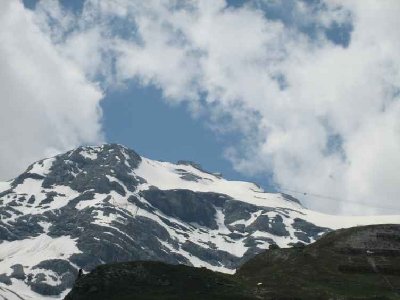 Blick hinauf zum Livrio