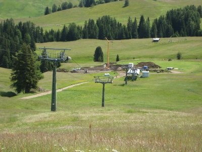 Baustelle an der neuen Talstation