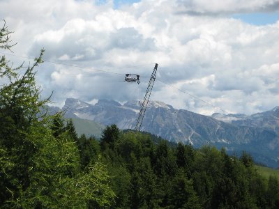 Materialseilbahn