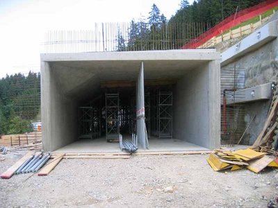 Blick auf den Tunnel von der anderen Seite.