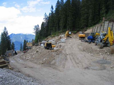 Gesamtübersicht der Mittelstation.