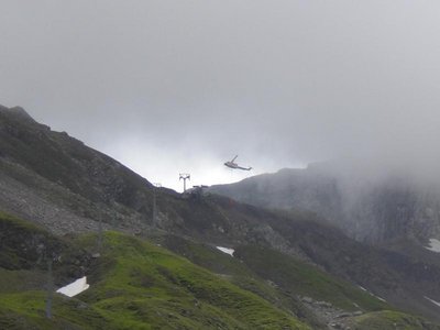 Aushub Stütze 6 und betonieren der Stütze 7