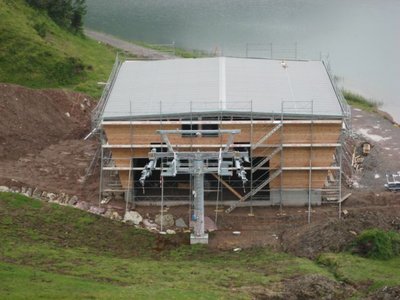 Talstation mit schöner Lärchenschalung