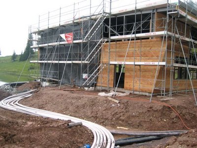 Ansicht Westfassade vorraussichtlich Einstieg