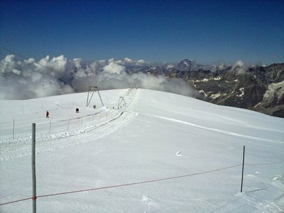 So muss Sommerskifahren sein!