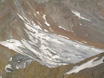 Weißseeferner vom Vorgipfel der Weißseespitze aus