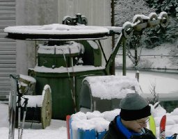 Wahrscheinlich die Talstation des abgebauten Poppenberglifts