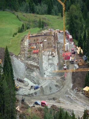 regens bautreiben im tal