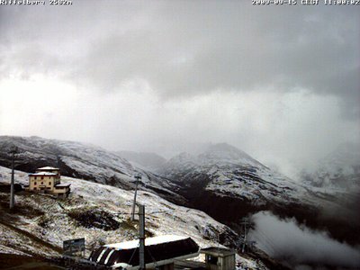 wenig und zu früh, aber gut für den Gletscher