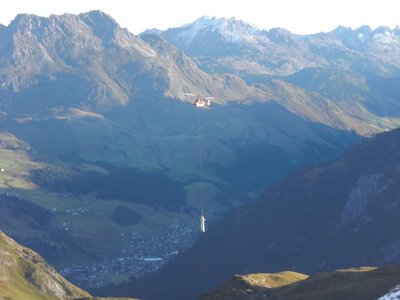 Das erste Teil im Anflug