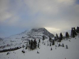 Männlichen bahnen und Eiger