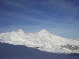 Sicht von bergstation Fallboden
