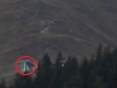 man sieht sehr Gut das die Bergstation schon fertig Montiert ist<br />(ZOOM Berg)