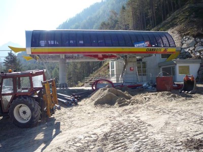 Bergstation Cianross mit Garagierung