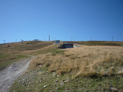 die abgebaute Marchner-Bergstation