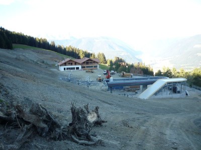Talstation und neue Marchner-Hütte