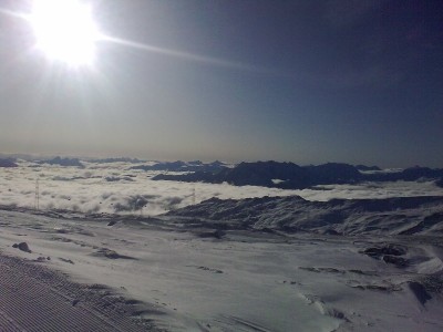 Weitsicht vom Gletscher