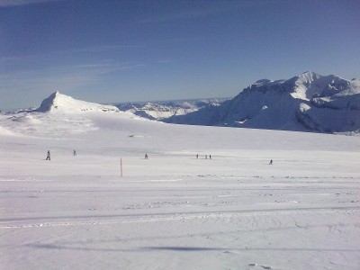 Blick zum Gletscher