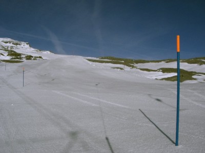 Perfekt präparierte Piste...