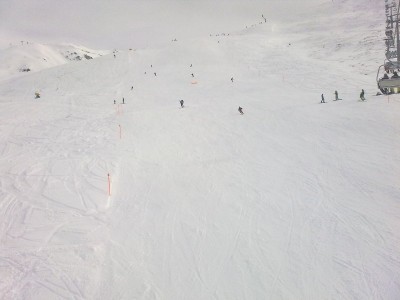 Usser Isch. Leider war die nur die Abfahrt aussen herum präpariert...