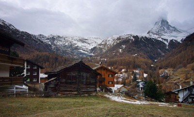 Zermatt, Sonntag, 22.11.2009 - man vergleiche das mit dem November 2008, seufzzzz....
