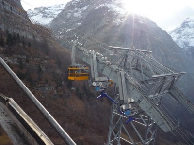 Eine gewaltige Anlage.<br />Allein die Fahrzeuggruppe hat ein Eigengewicht von ca. 25t!