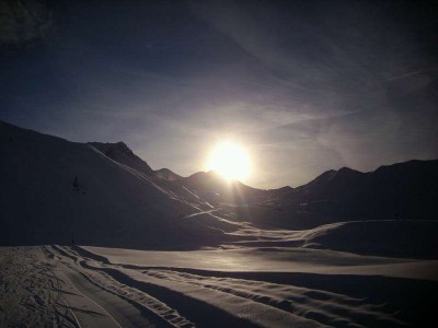 auf den messböden noch einen genussvollen blick zurück auf einen wunderbaren skitag!