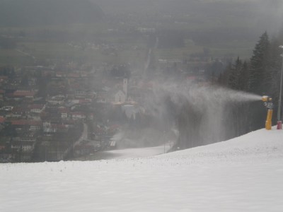 nochmals mit Blick auf das Dorf
