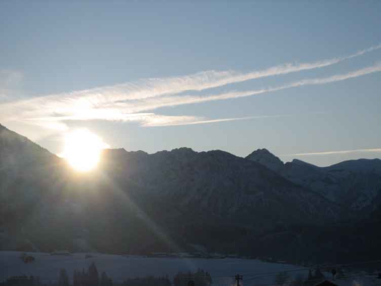 Sonnenuntergang am Besler