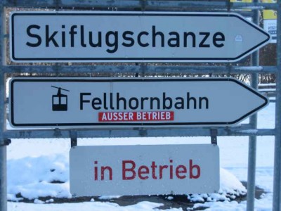 04.12. Hinweis am Parkplatz Renksteig; was nun???