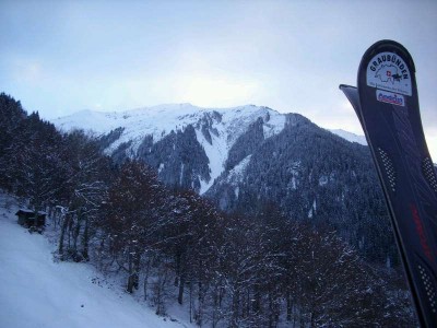 um meinen kaputten ski ists immerhin nicht mehr schade^^
