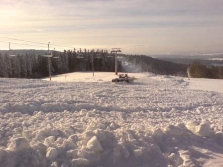 Präparierung Skihang