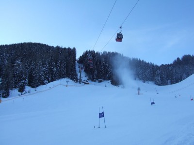 Ciampinoi mit neuen Gondeln und SL Freina