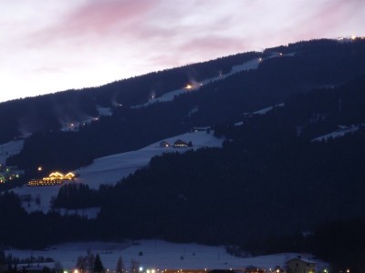 Olanger Talabfahrt am Abend