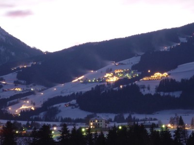 Olanger Talabfahrt am Abend