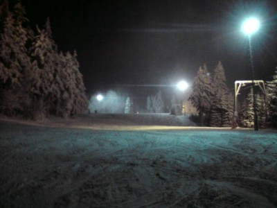 Auf der Paradiso Abfahrt ist im gegensatz zur Märchenwiese nichts los