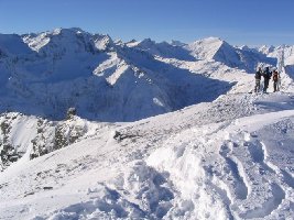 Ausblick von Sportgastein Richtung Glockner?. 30.12. 13.30