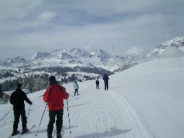 Blick vom Piz la Ila Richtung Marmolada vom April 2004