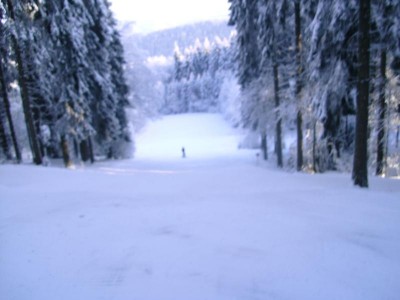 Wieder unscharf (mei, was denn los heut), die Rote an der Kappe