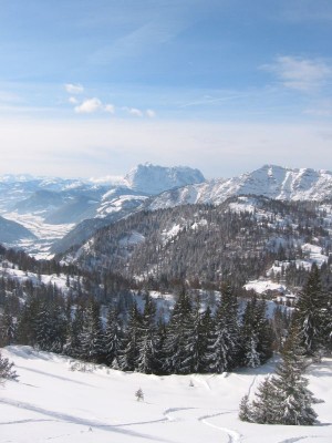 Ausblick von Abfahrt 1 ins Stallental