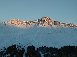 Rothorn im Sonnenuntergang
