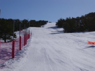 die leichtere modelierte "Talabfahrt"