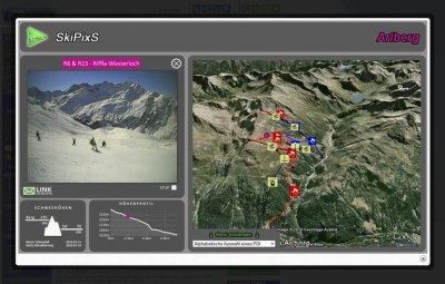Der interaktive Pistenplan vom Arlberg