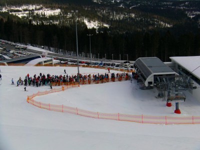 So gegen 10:00 Uhr am Nordhang
