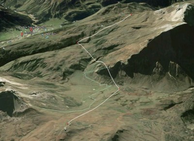 Skizze erstellt mit Google Earth