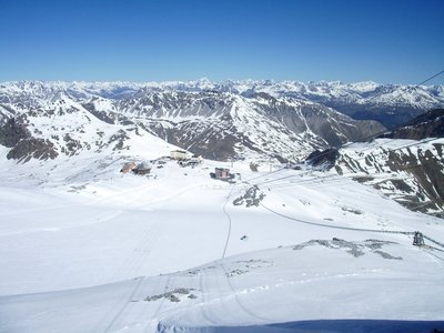 Blick vom Livrio talwärts.
